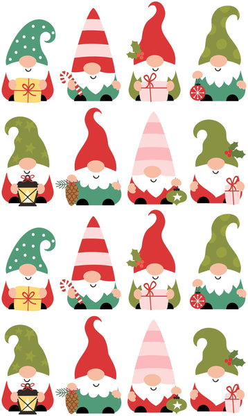 Stickerbogen * Weihnachtswichtel * Papiersticker * Aufkleber