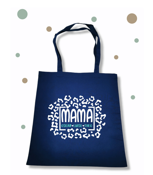 Stoffbeutel * Mama * mit Namen * Geschenk * Beutel * Baumwolltasche * versch. Farben * Leodesign * personalisiert