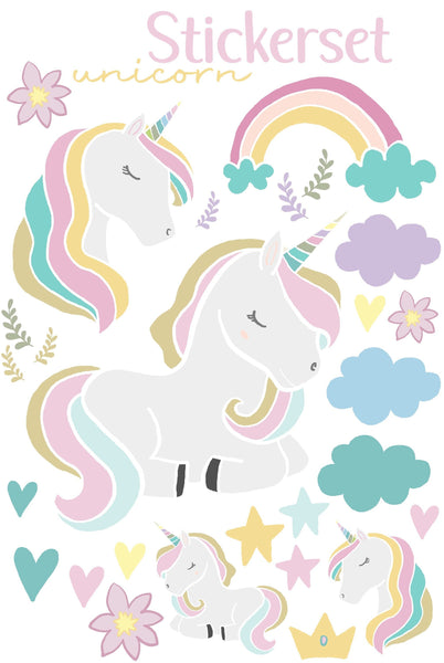 Stickerbogen A4 * Unicorn * Papiersticker * Aufkleber