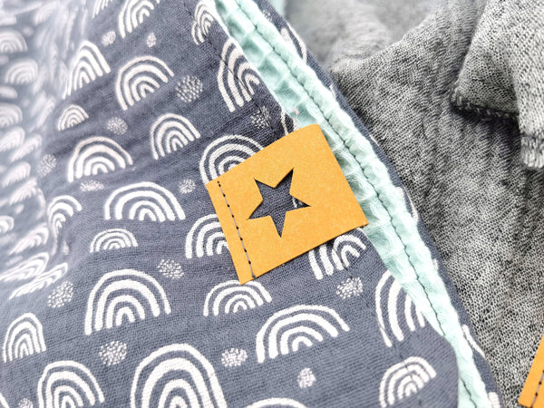 SnapPap Label Kinderkrams * vegan * Lederoptik * verschiedene Motive für deine handmade Projekt