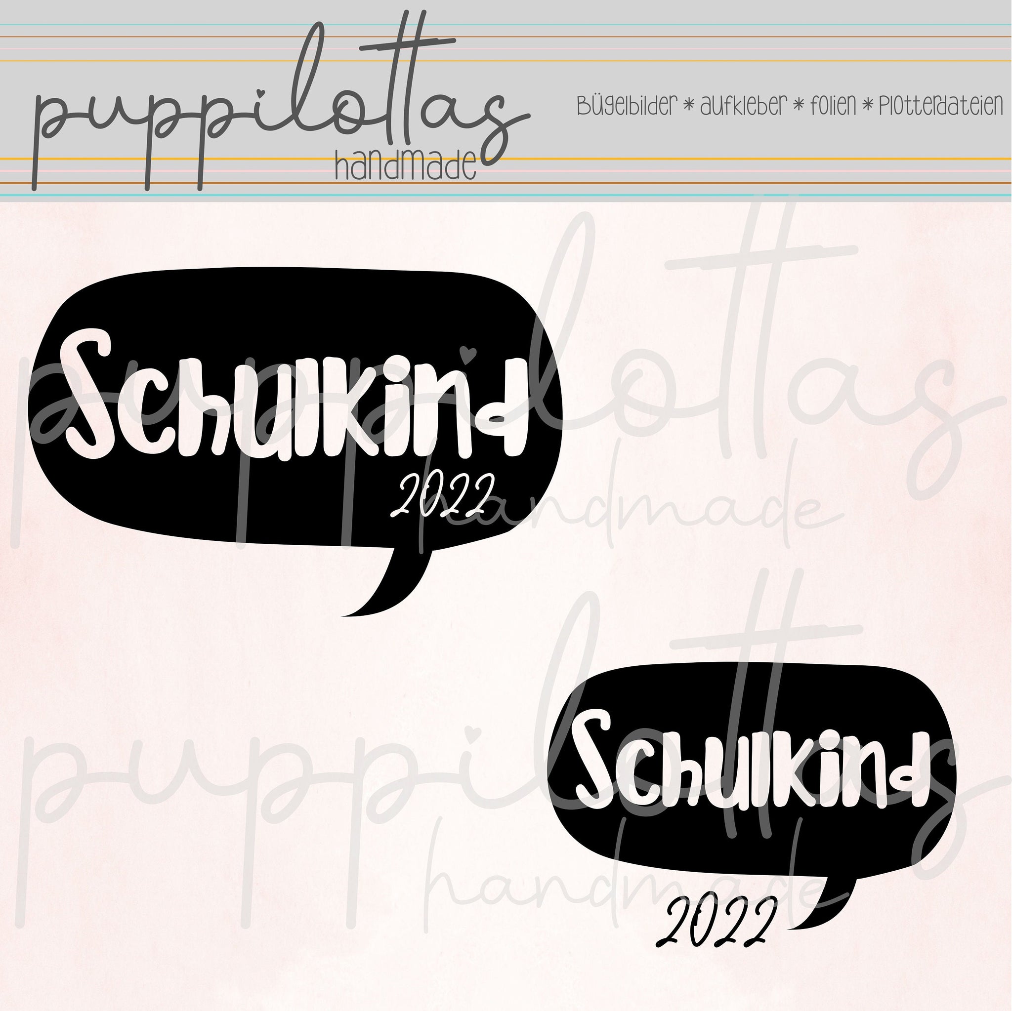 Plotterdatei * Einschulung * Schulkind * Sprechblase * Sofortdownload * Plottdatei