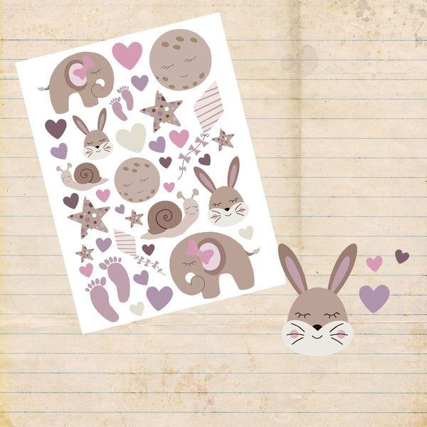 Stickerbogen A4 * babygirl * Papiersticker * Aufkleber