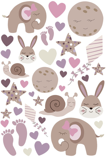 Stickerbogen A4 * babygirl * Papiersticker * Aufkleber